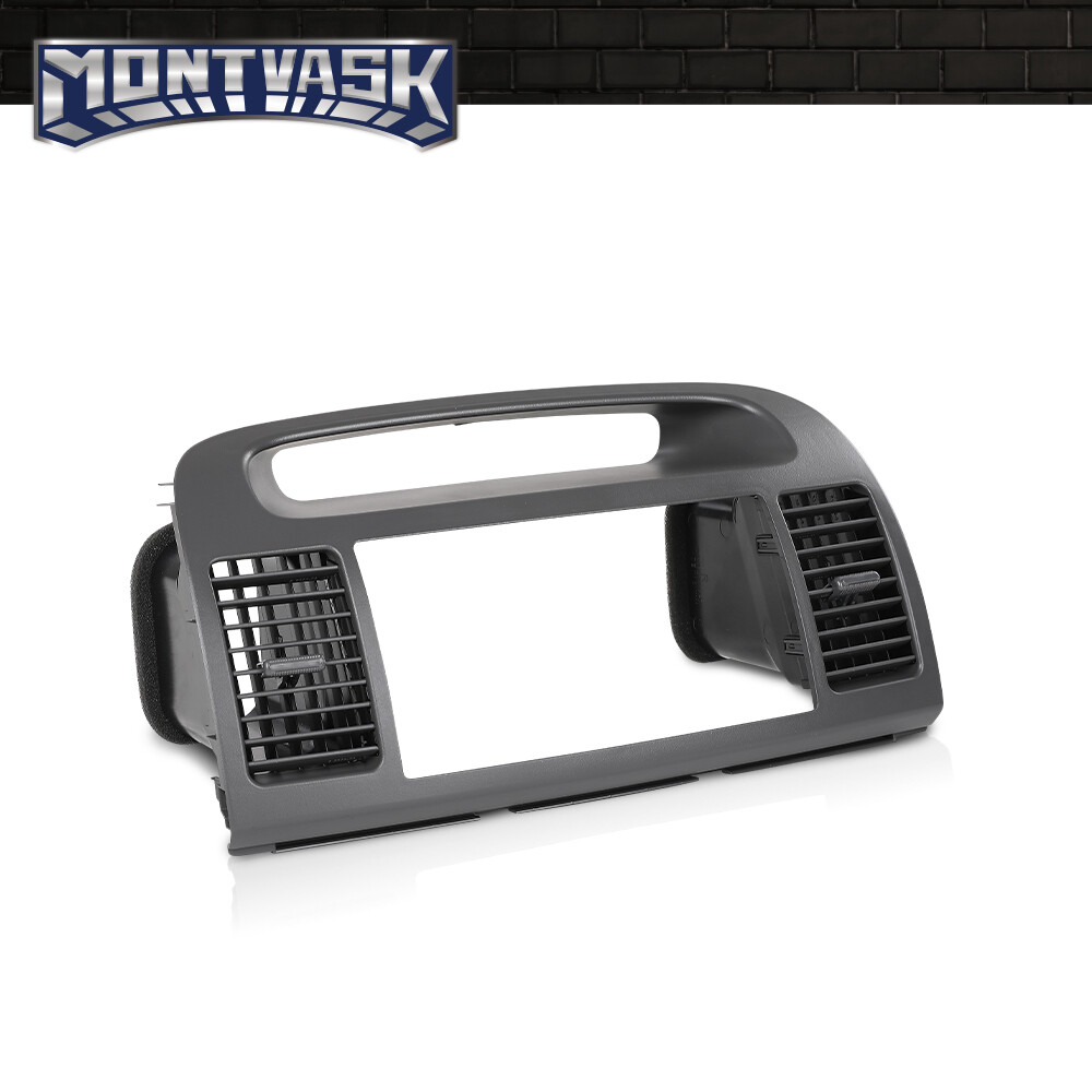 Fit For 2002-2006 Toyota Camry Dash Radio Bezel Center Air Vents Clock Trim Gray Fit For 2002-2006 Toyota Camry Dash Radio Bezel Center Air Vents Clock Trim Gray