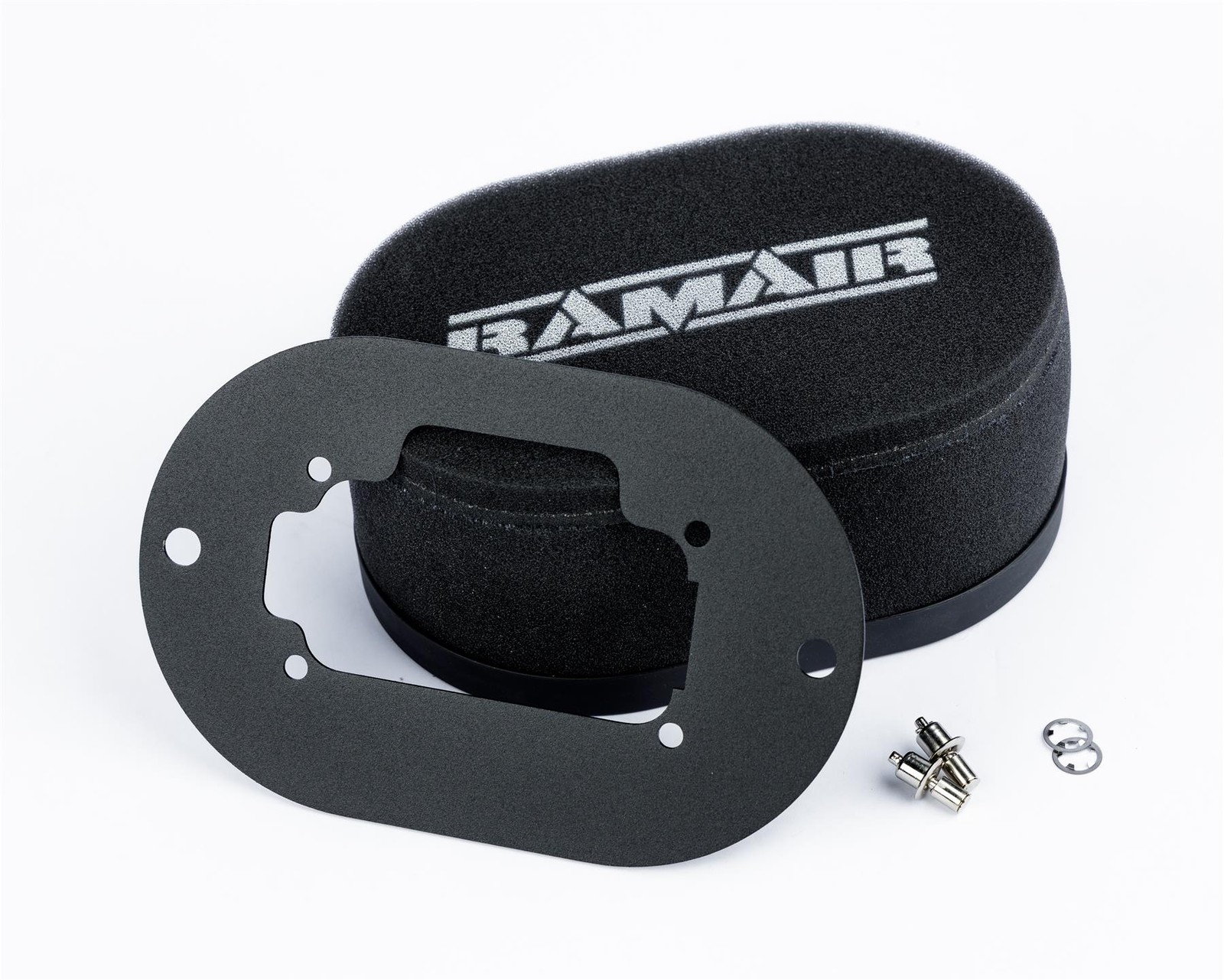 Carb Air Filter with Baseplate to fit Weber 32/36 DGV/DGEV, 38 DGAS/DGMS - 25mm