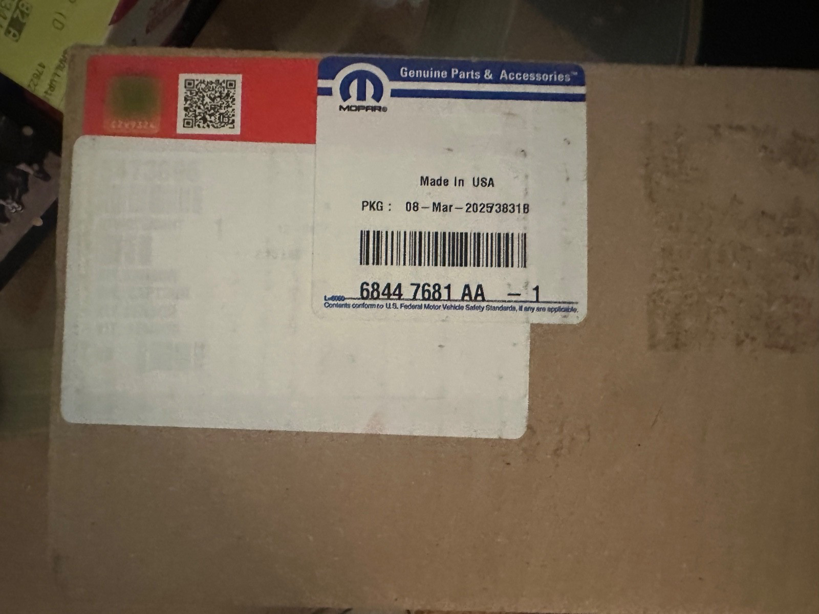 ORIGINAL GENUINE Mopar 68447681AA Nitrogen Oxide Sensor - 2019-2024 RAM 6.7 L ORIGINAL GENUINE Mopar 68447681AA Nitrogen Oxide Sensor - 2019-2024 RAM 6.7 L