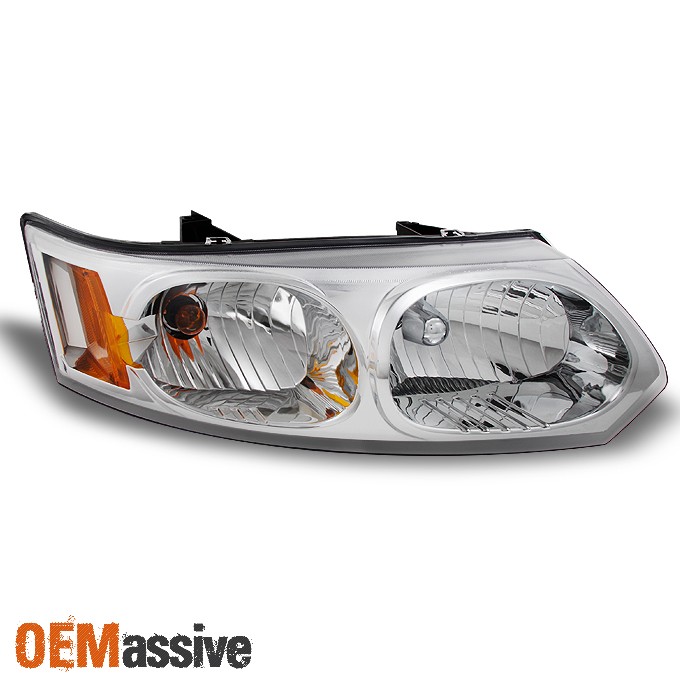 Fit 2003-2007 Saturn Ion 4-Dr Sedan Clear Passenger Side Replacement Headlight