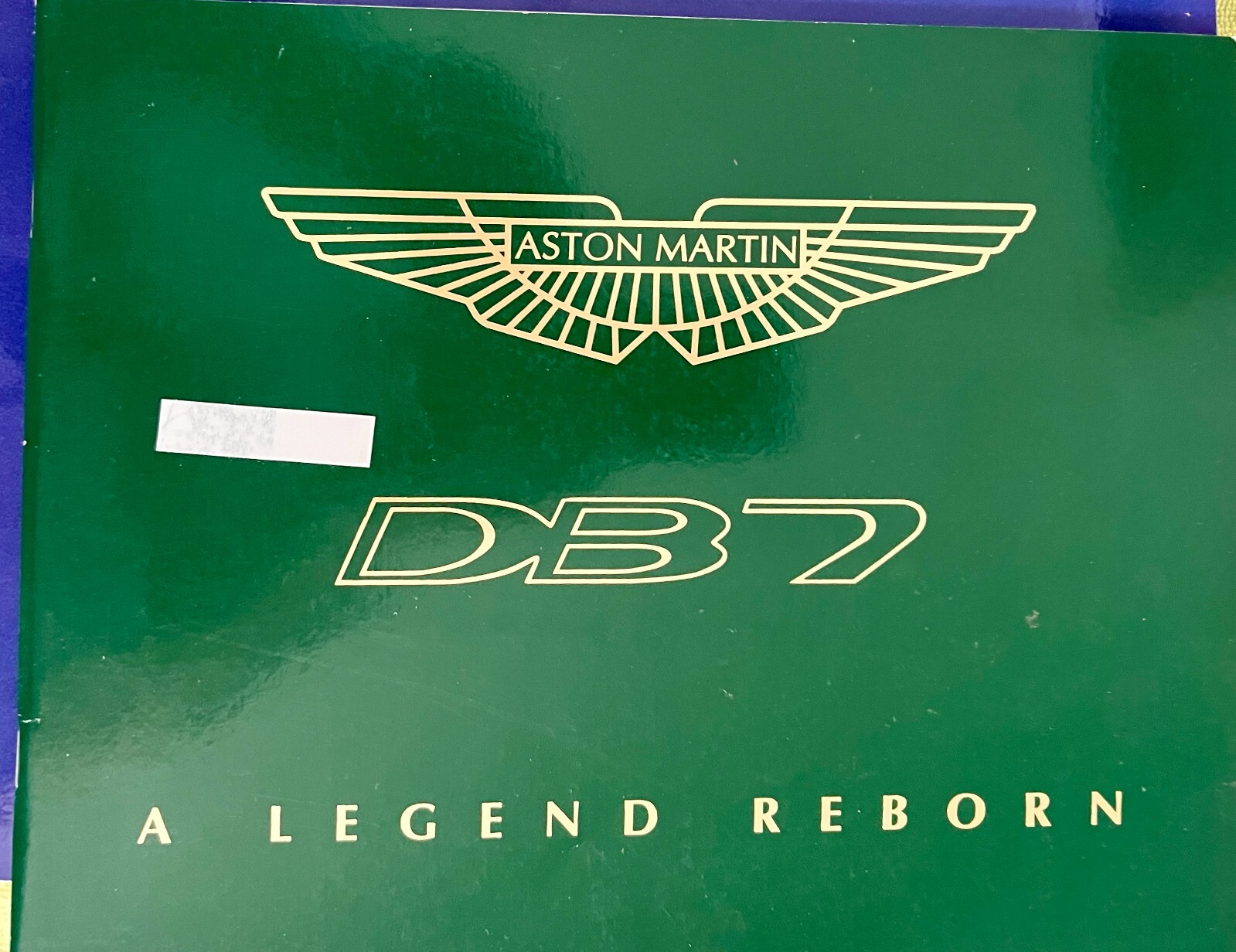 Aston Martin DB7 sales brochure