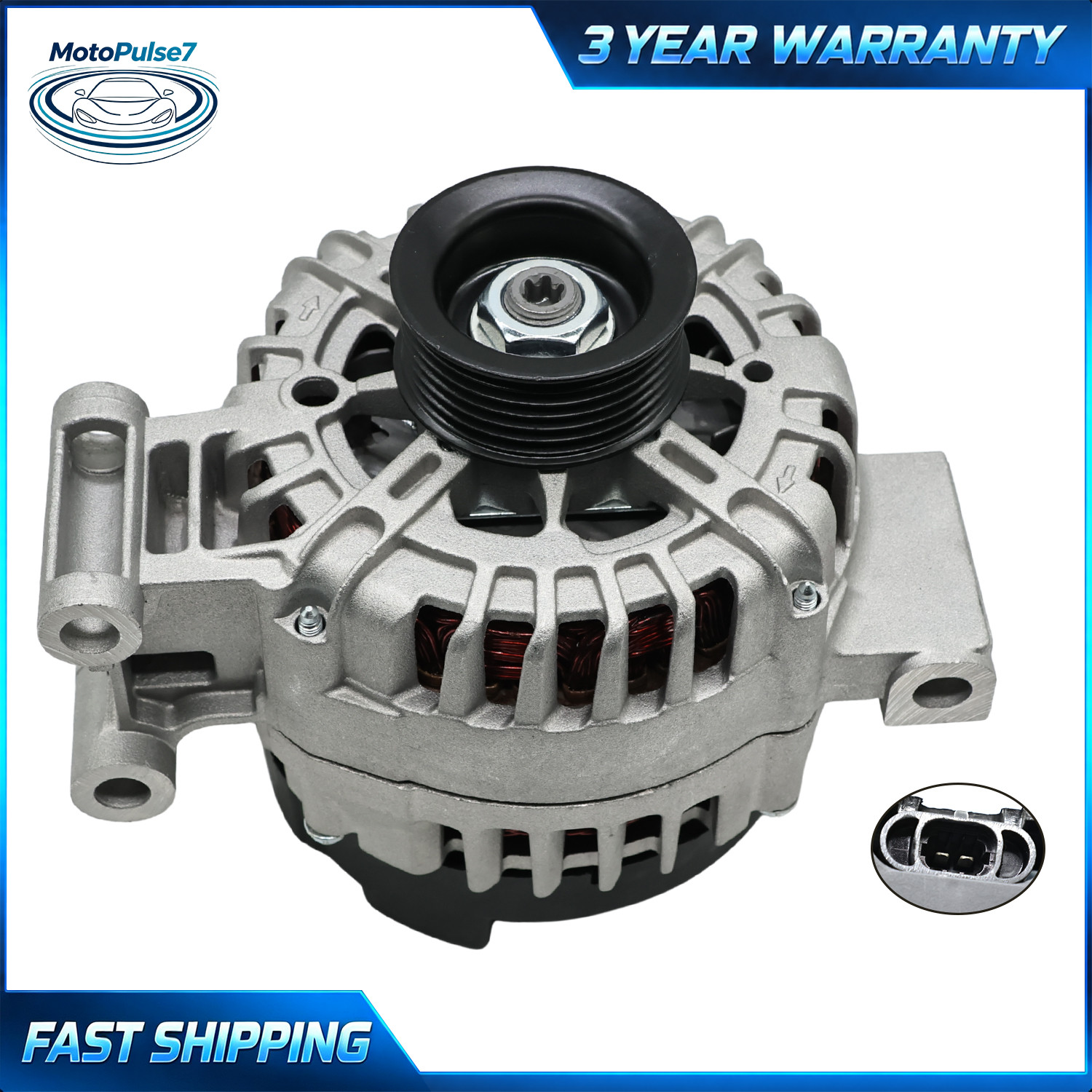 For 2007-2012 Chevrolet Colorado 125A 12V For 2007-2010 Hummer H3 Alternator