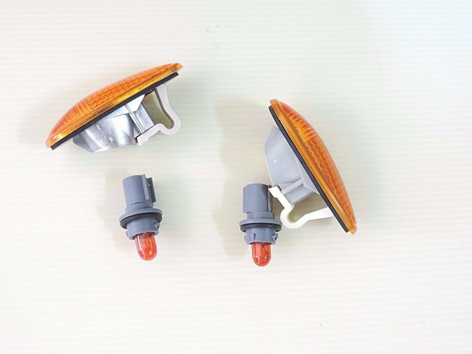 01-03 MITSUBISHI JDM LANCER 03 04 05 06 EVO AMBER SIDE MARKER LIGHTS FAST SHIP