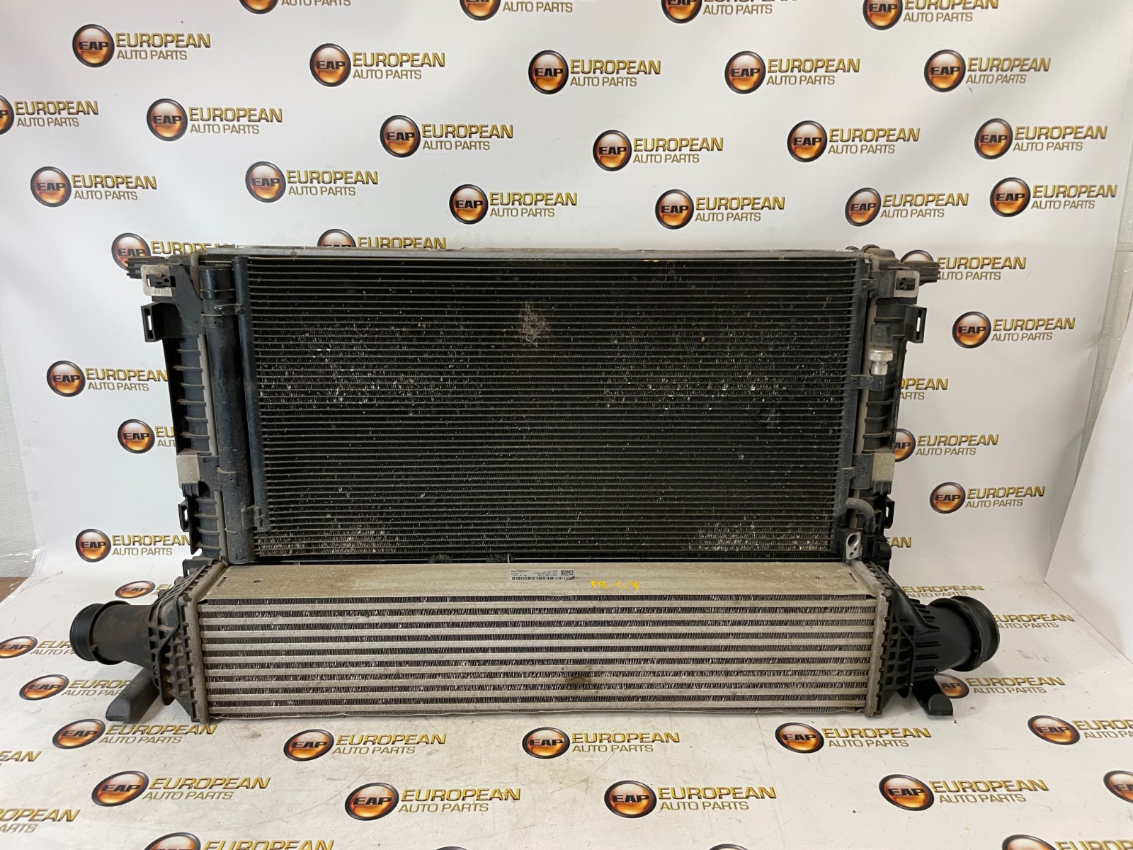 2018 - 2024 OEM Audi S5 S4 B9 Radiator A/C Condenser & INTERCOOLER ASSY