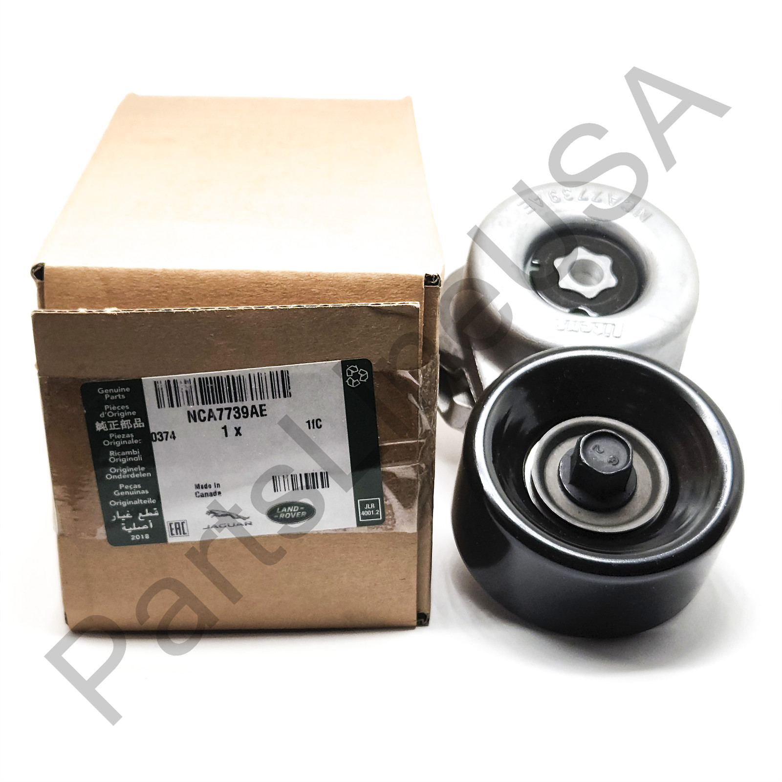 Genuine Jaguar Serpentine Tensioner Drive Belt Pulley NCA7739AE (Discontinued)