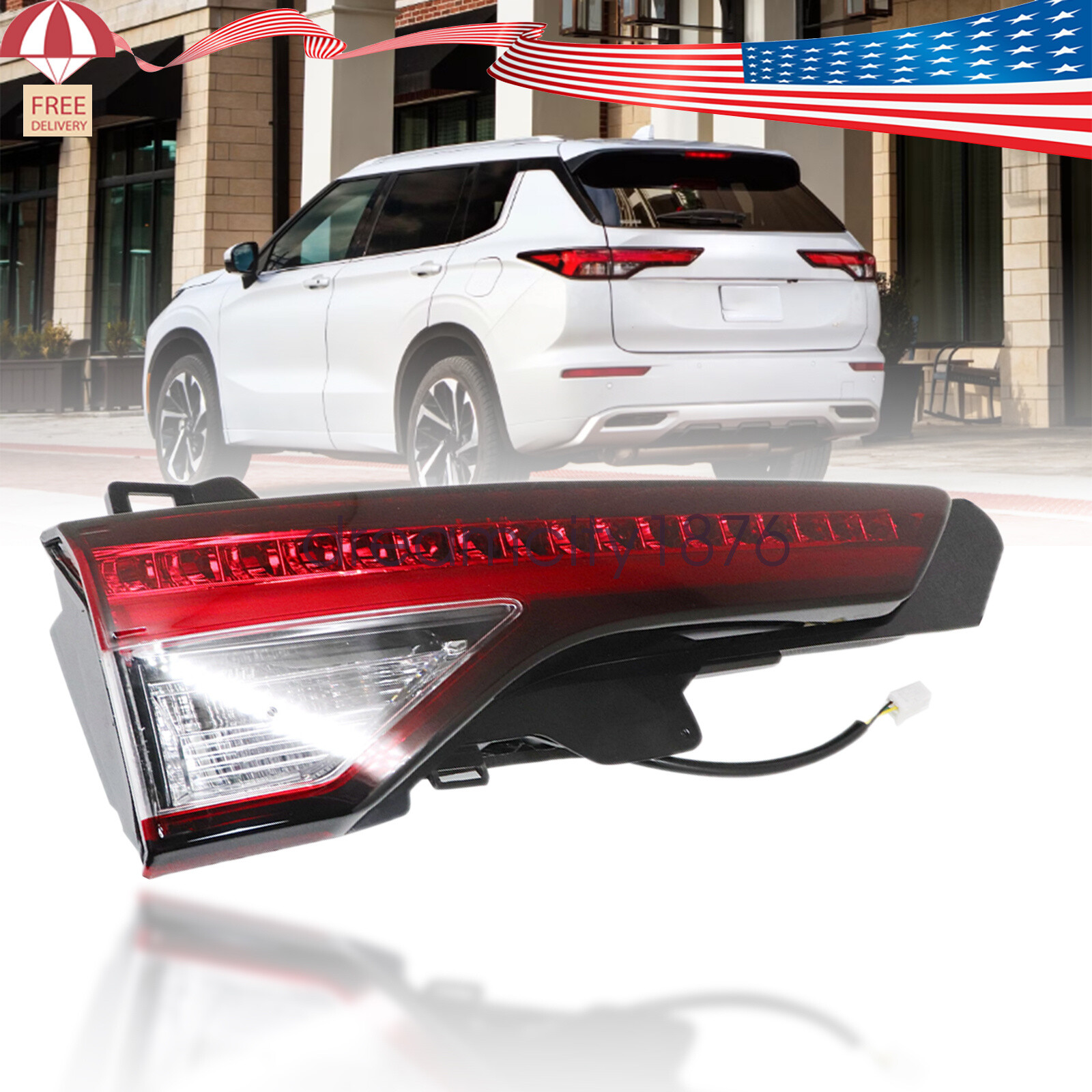 For Mitsubishi Outlander 2022 2023 2024 Left Side Inner Rear Brake Tail Light