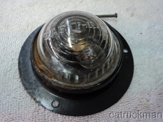 NOS Vintage Saf-T-Ray, Clear Lens, Marker Light