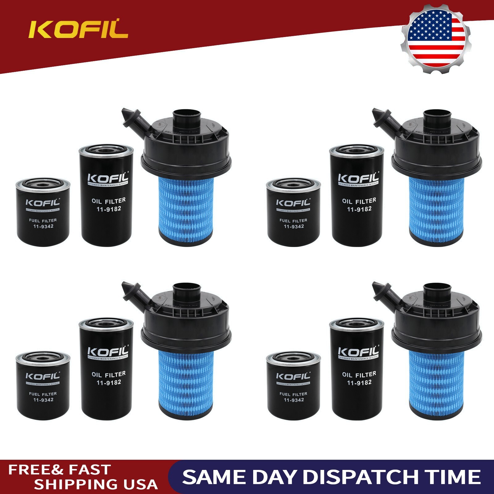 4X Oil Change Kit For Thermo King SB SB190 SB210 SB230 11-9300 11-9342 11-9182 4X Oil Change Kit For Thermo King SB SB190 SB210 SB230 11-9300 11-9342 11-9182