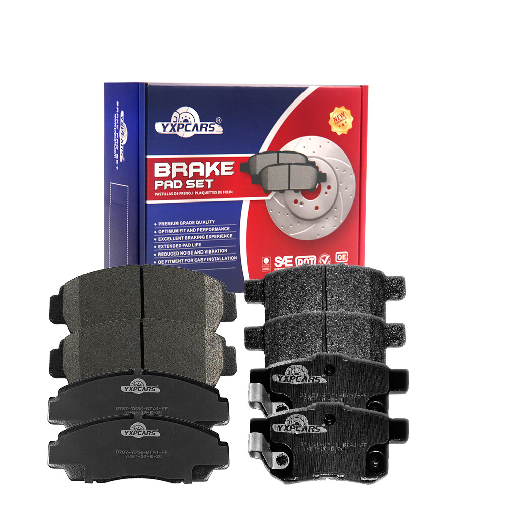 Front & Rear Ceramic Brake Pads For 2008 2009 2010 2011 Honda Accord EX EX-L