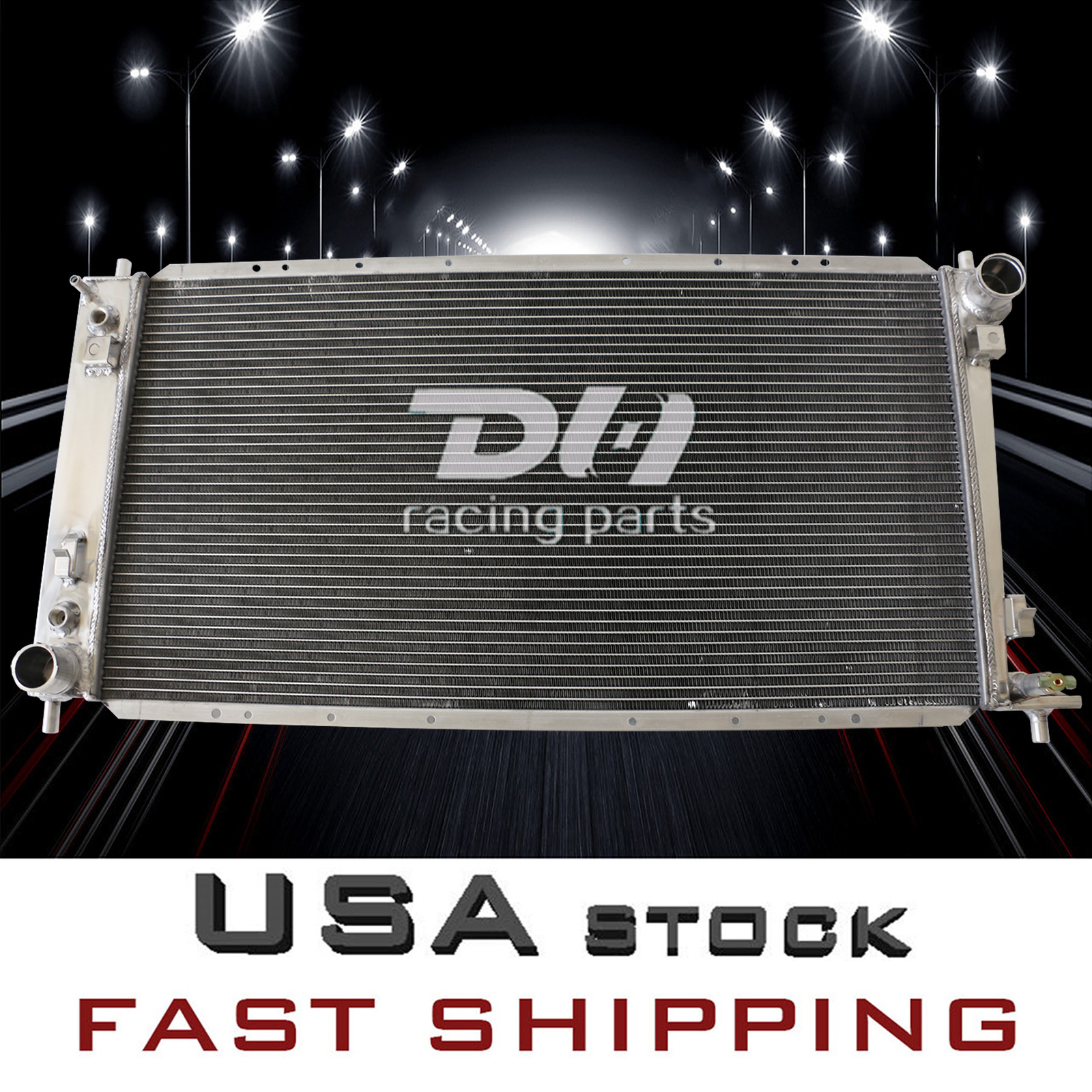 4 Row Aluminum Radiator For 1999-2004 Ford F-150 F-250 F350 Super Duty Pickup V8
