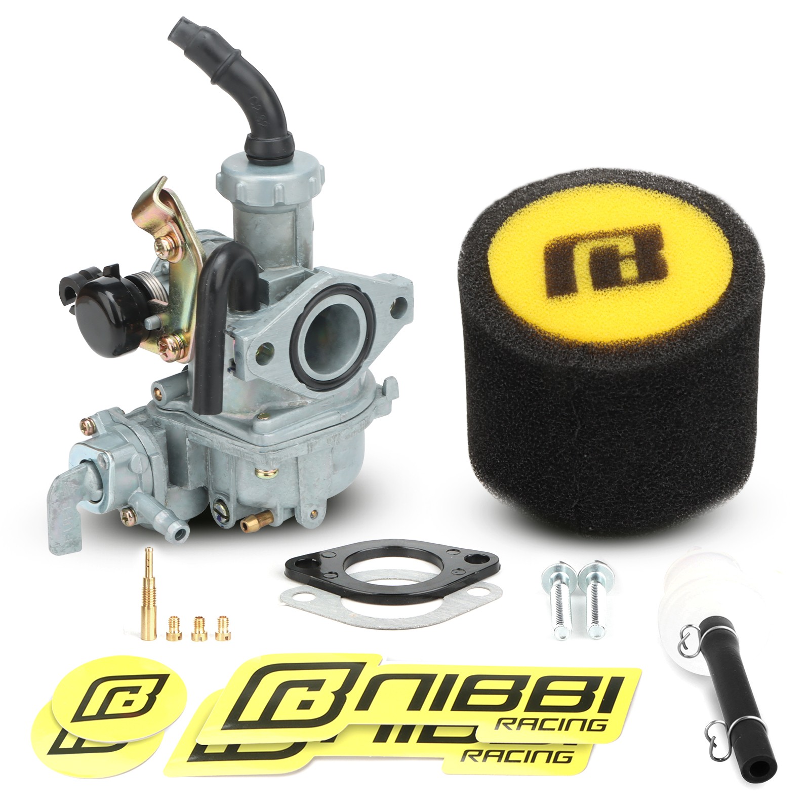 NIBBI PZ20 Carburetor 50 90 100cc 110cc 125cc 135cc ATV Quad Go kart SUNL TAOTAO