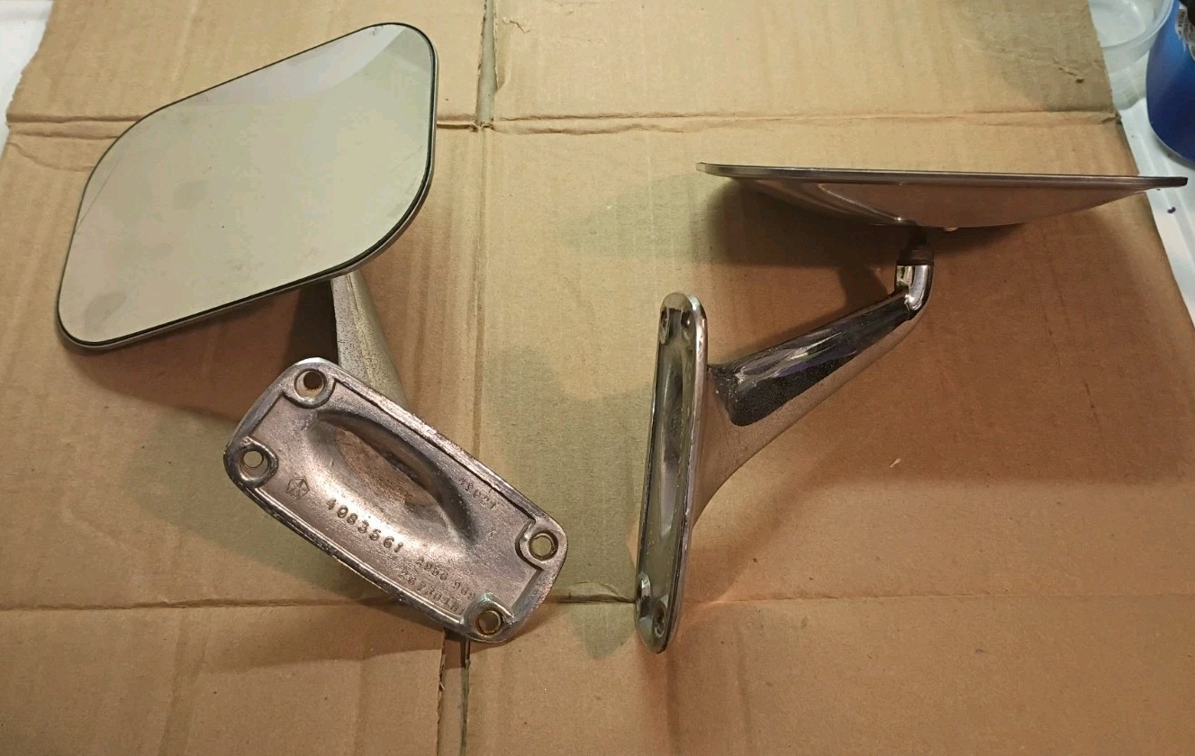 1972-1980 72-80 Dodge Truck Van Mirrors LH RH 4083561 4083560 Mirrors OEM SS