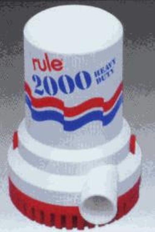Rule 10 2000 GPH Bilge Pump 12V Rule 10 2000 GPH Bilge Pump 12V