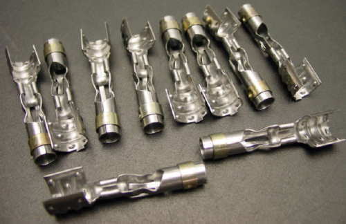 MSD 34604 Terminals Spark Plug Wire Straight/Multi-Angle Stainless Steel Qty 10