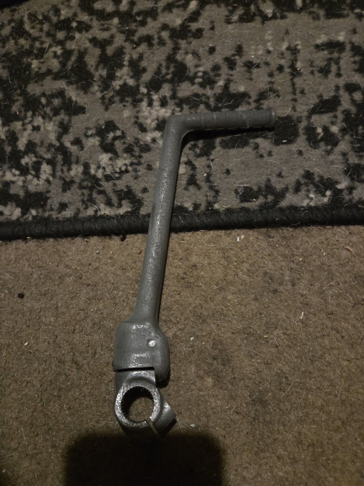 Vintage OEM Harley Davidson 1977-1984 Swivel Fold Out Kick Start Arm Lever...