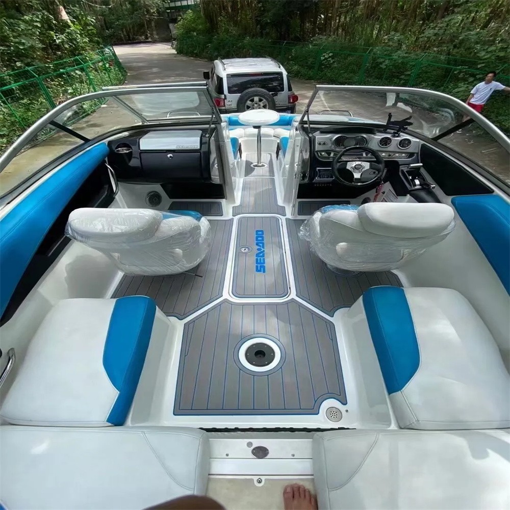 2007-2012 Sea Doo 230 challenger Cockpit faux teak floor 1/4 2007-2012 Sea Doo 230 challenger Cockpit faux teak floor 1/4