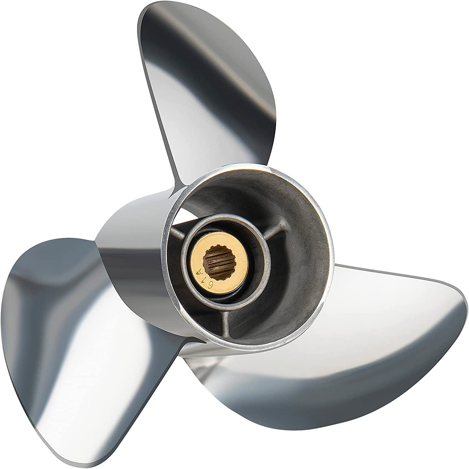 13 3/4x 19 Stainless Outboard Boat Propeller  Fit Yamaha 150-250HP  15spline LH