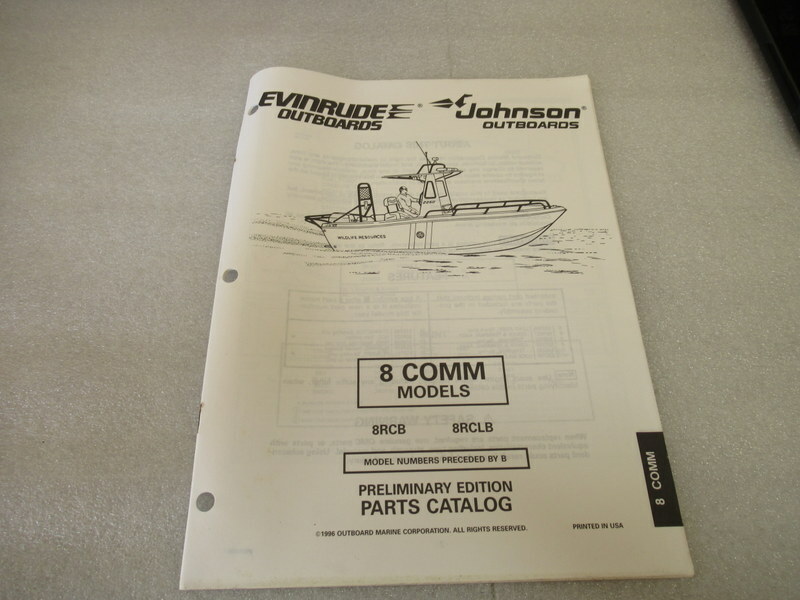 PM188 1997 Evinrude/Johnson 8 COMM Models Prelim Edition Parts Catalog 438652 PM188 1997 Evinrude/Johnson 8 COMM Models Prelim Edition Parts Catalog 438652