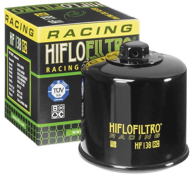Hiflo RC Racing Oil Filter Black #HF138RC for Suzuki/Cagiva/Aprilia