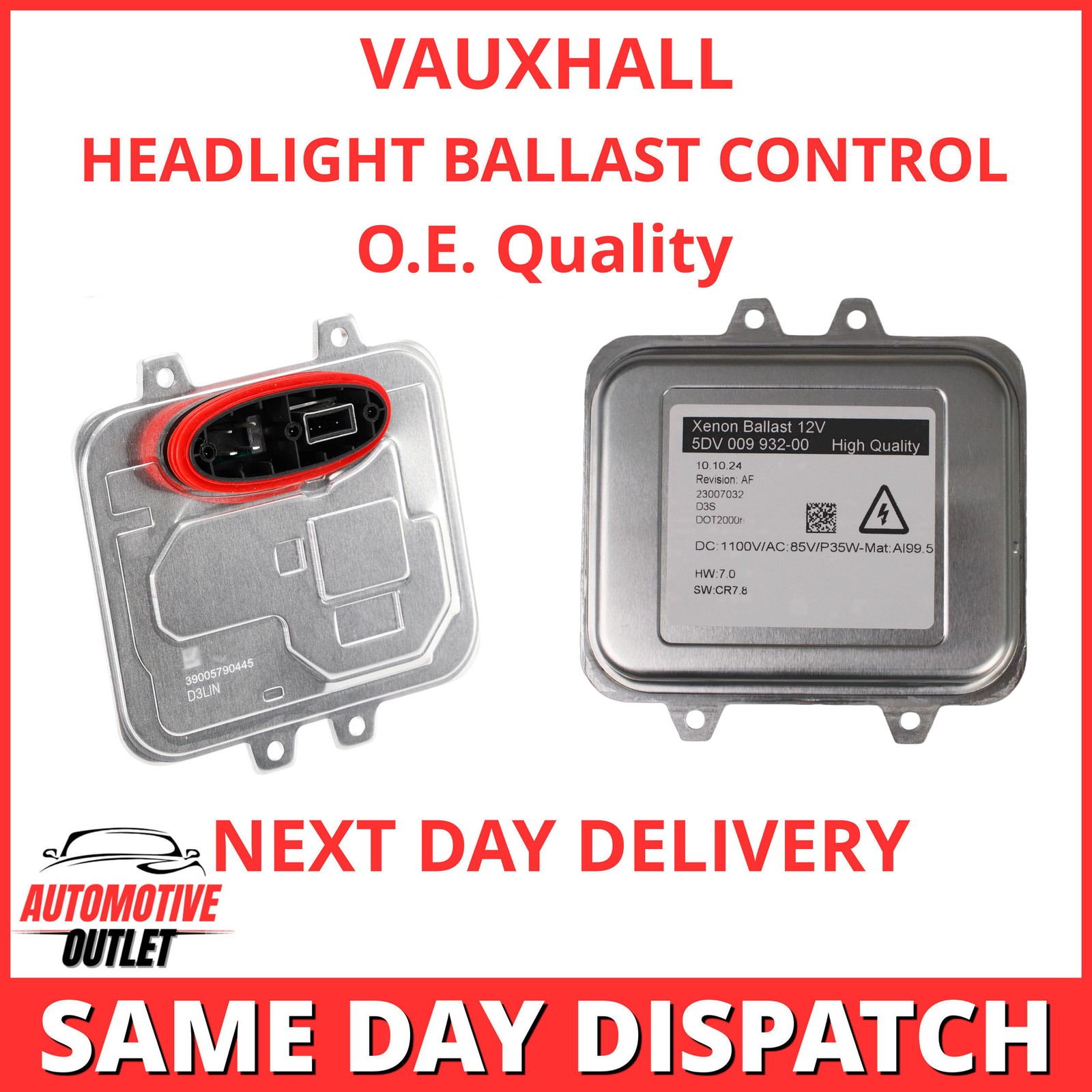 XENON HEADLIGHT BALLAST CONTROL UNIT 5DV009932-00 FOR PORSCHE CAYENNE VAUXHALL
