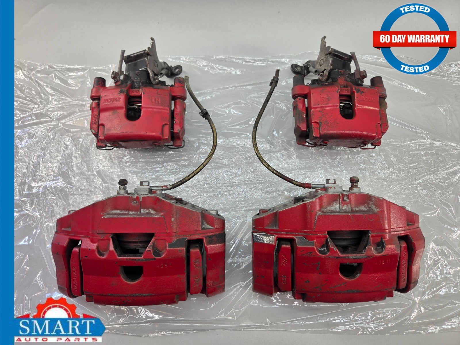 Jaguar XKR X150 Portfolio 4.2L S/C Brake Calipers  Set Front & Rear  08-09 OEM