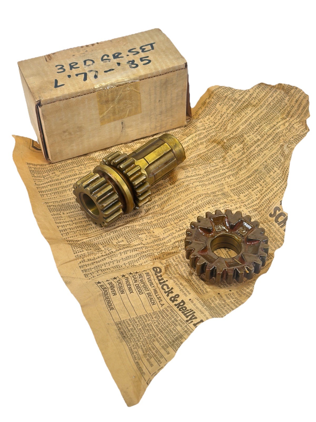 Close Ratio 3rd Gear Set 1.35:1  For 77-85 Harley Davidson 4spd Shovelhead NOS
