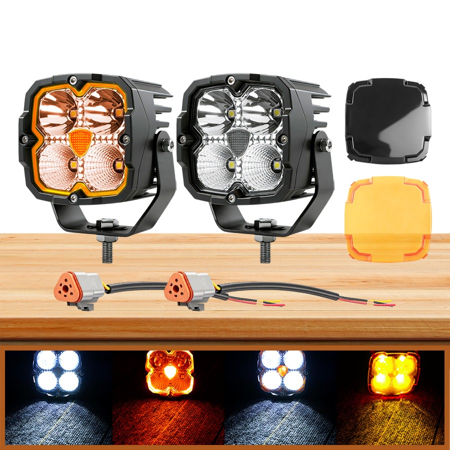 2PCS 120W Offroad Light, 10000LM Super Bright LED,IP68 Waterproof Dustproof, 2PCS 120W Offroad Light, 10000LM Super Bright LED,IP68 Waterproof Dustproof,