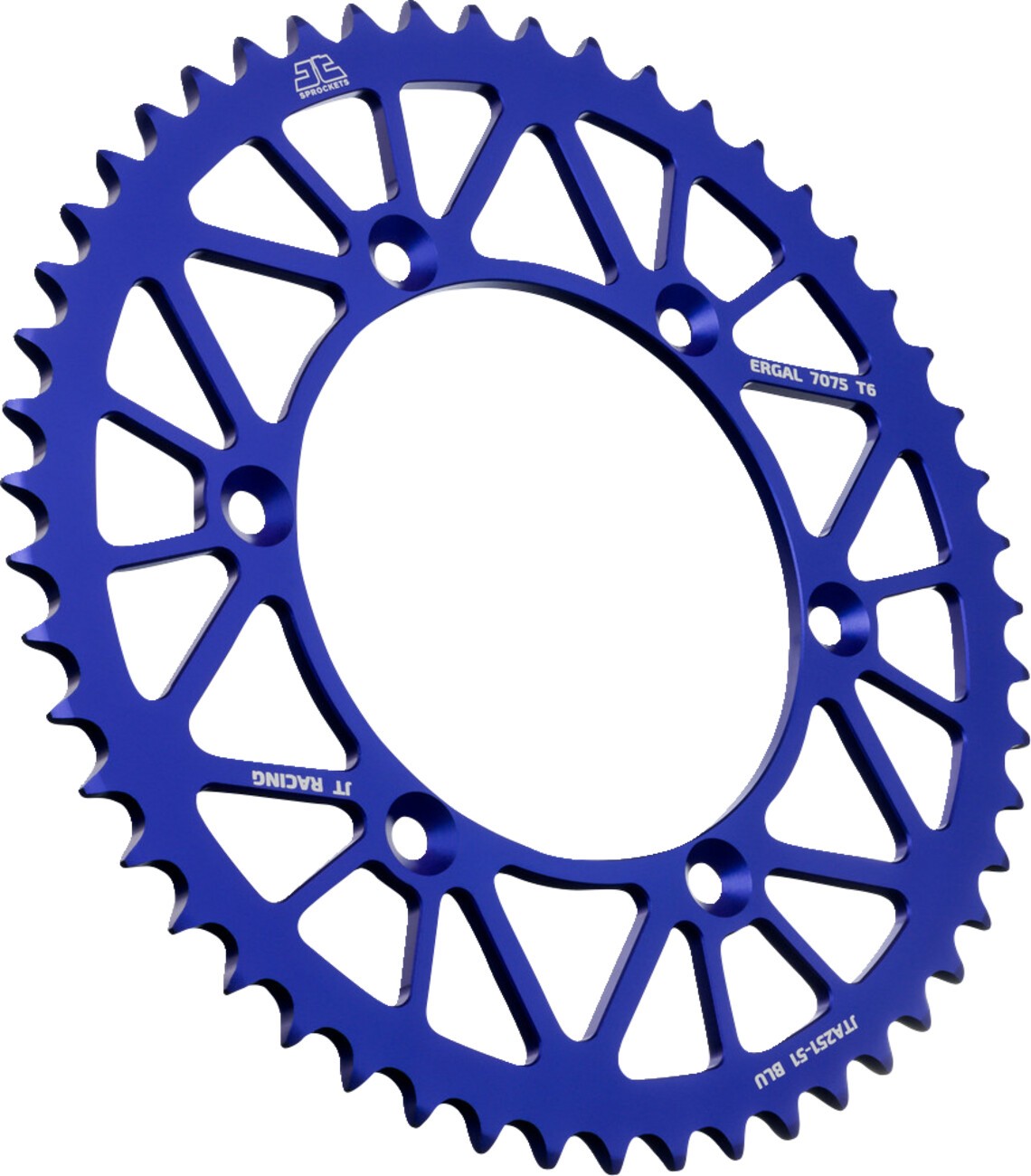 JT Racelite Blue Aluminum Rear Sprocket 51T 520 for Yamaha & Honda