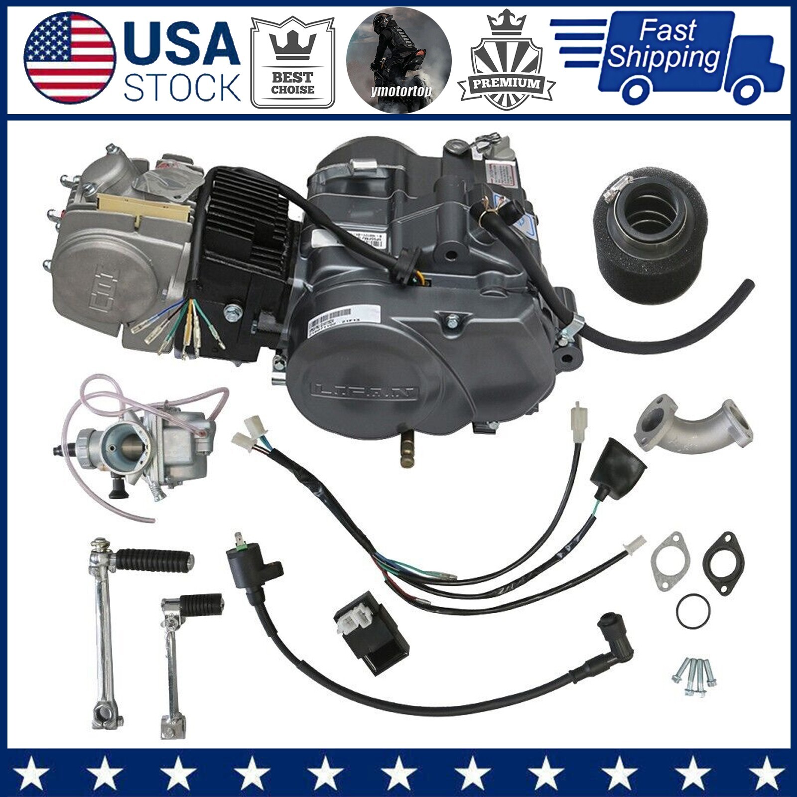 Lifan 140cc Engine Motor Manual Clutch For Dirt Pit Bike CT70 CT90 CT110 CRF50 Lifan 140cc Engine Motor Manual Clutch For Dirt Pit Bike CT70 CT90 CT110 CRF50