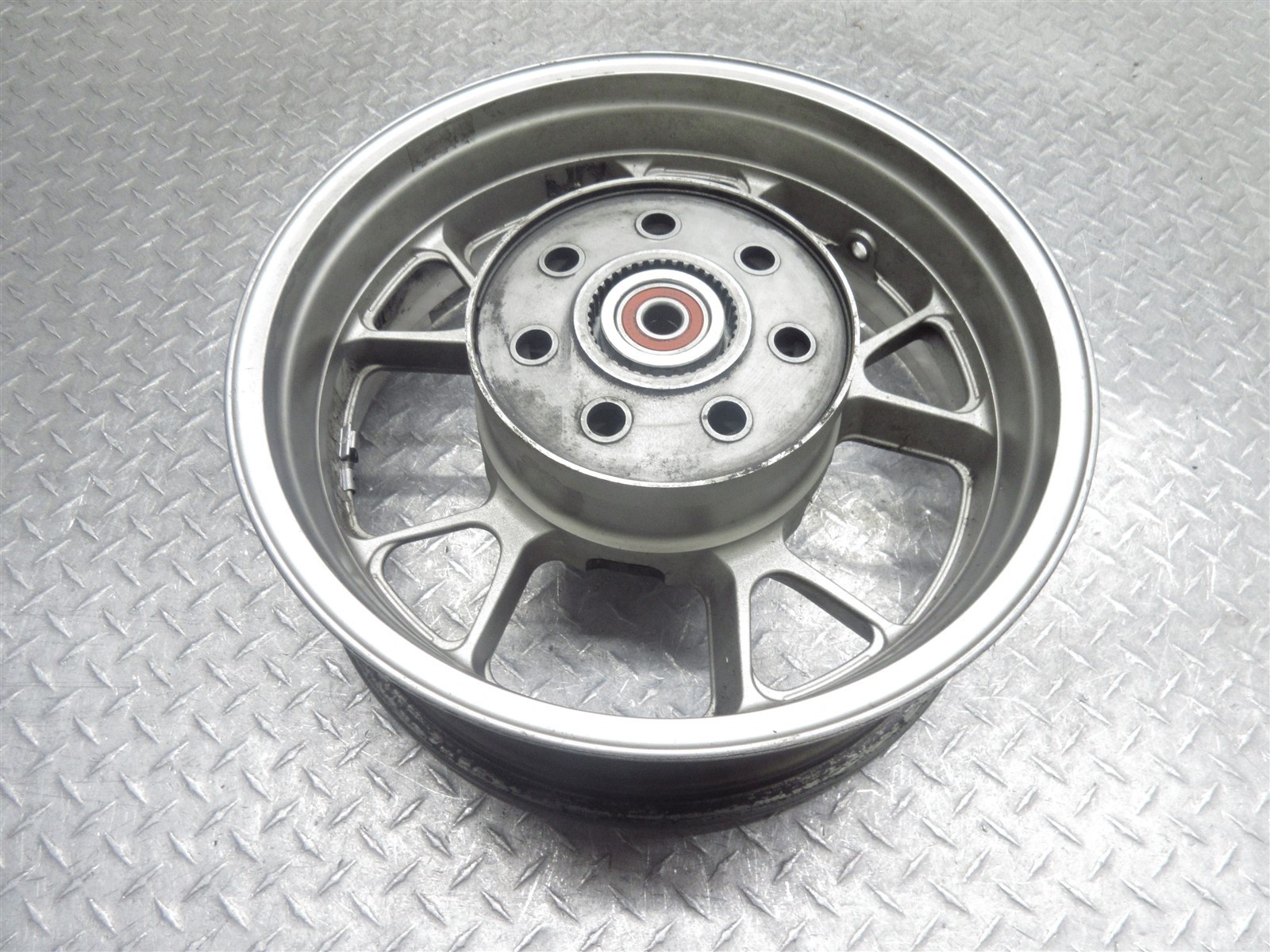 2011 10-14 Kawasaki ZG1400 Concours 14 OEM Rear Wheel Rim Straight Video 17x6