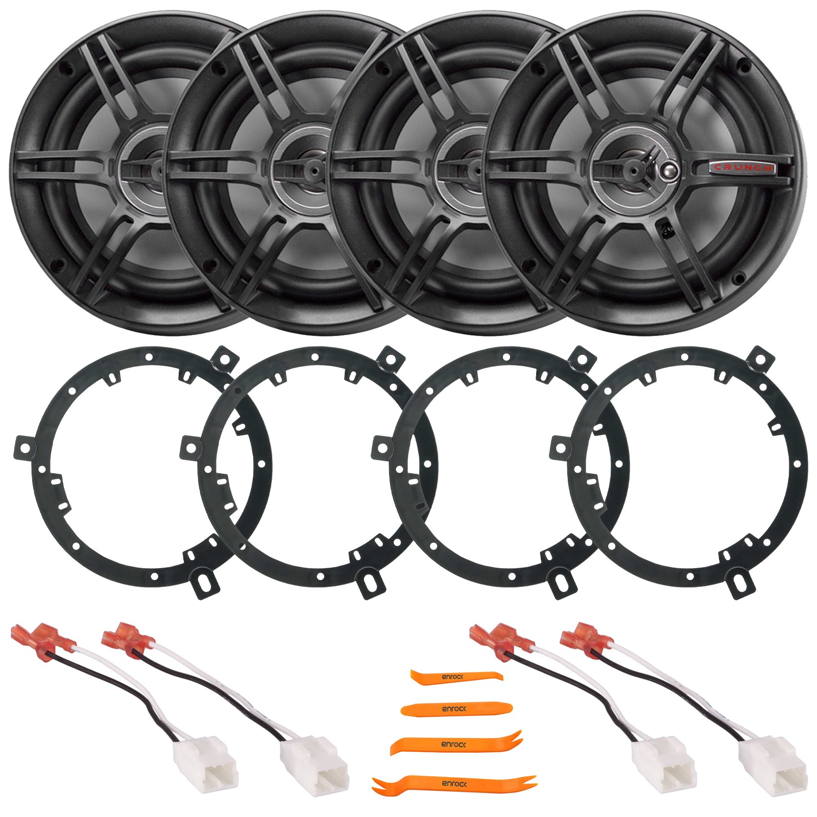 4x Crunch CS65C 6.5