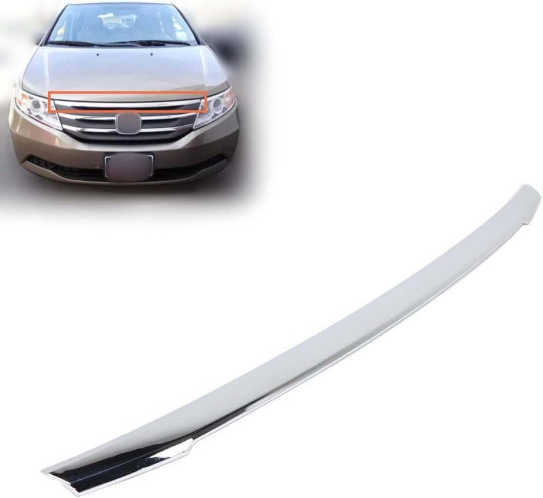 Moldura cromada superior de la parrilla delantera para Honda Odyssey 2011-2013