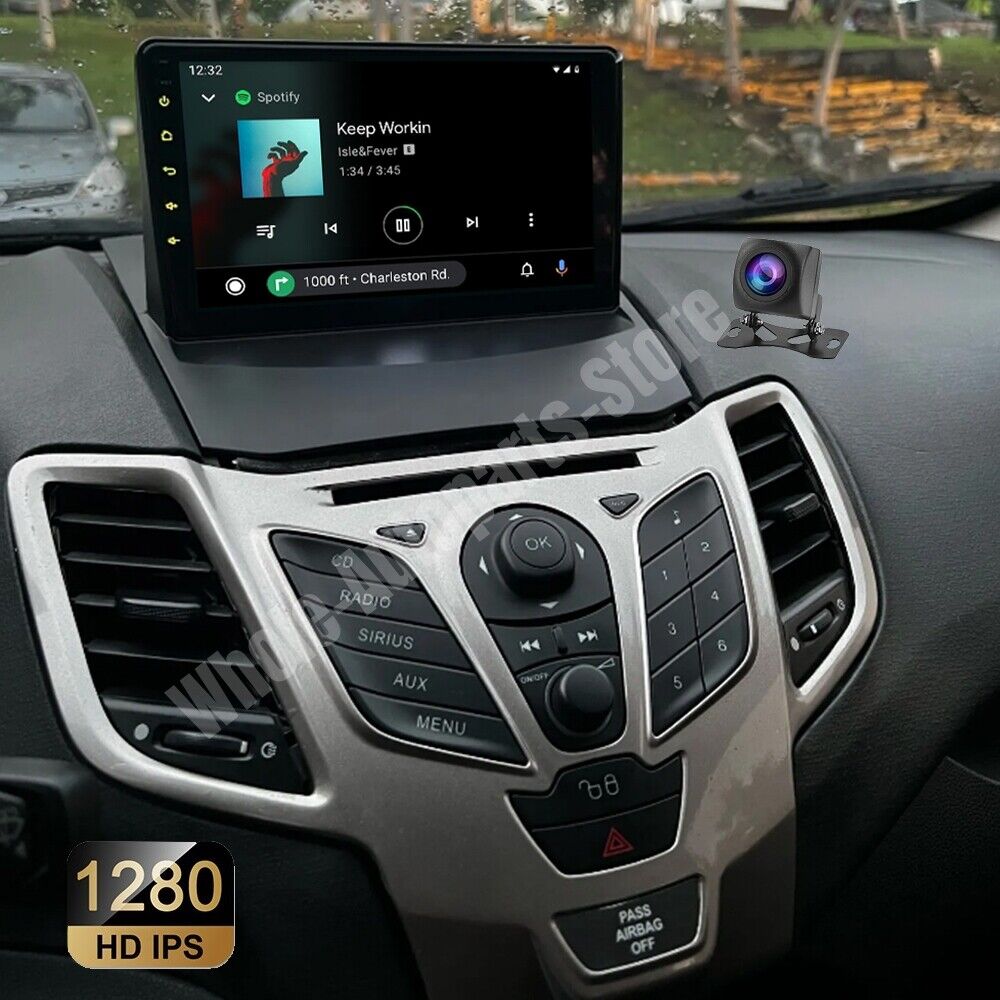 For 2009-2014 Ford Fiesta Android 13 Carplay Car Stereo Radio GPS Navi WIFI RDS