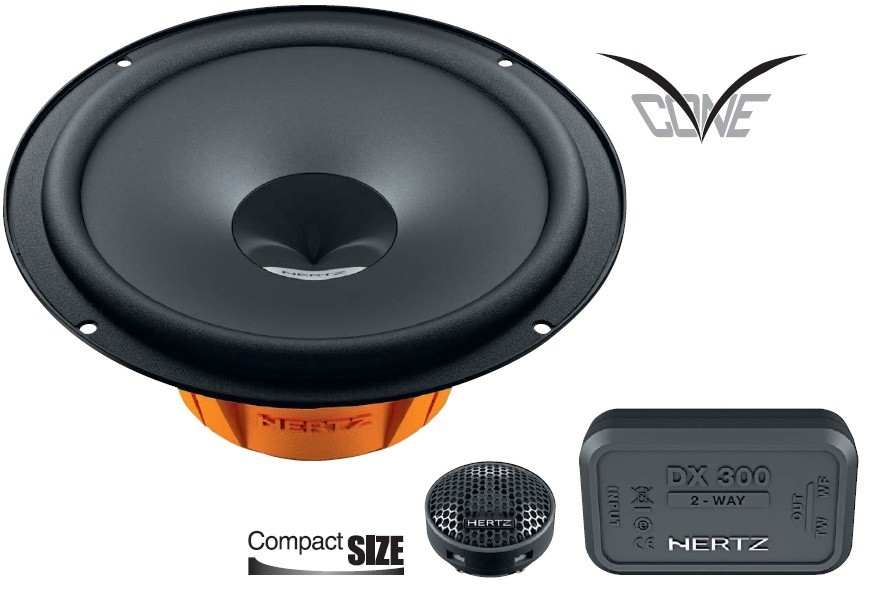 Hertz DSK165.3 165mm Speaker Component System Car 80 Watts RMS