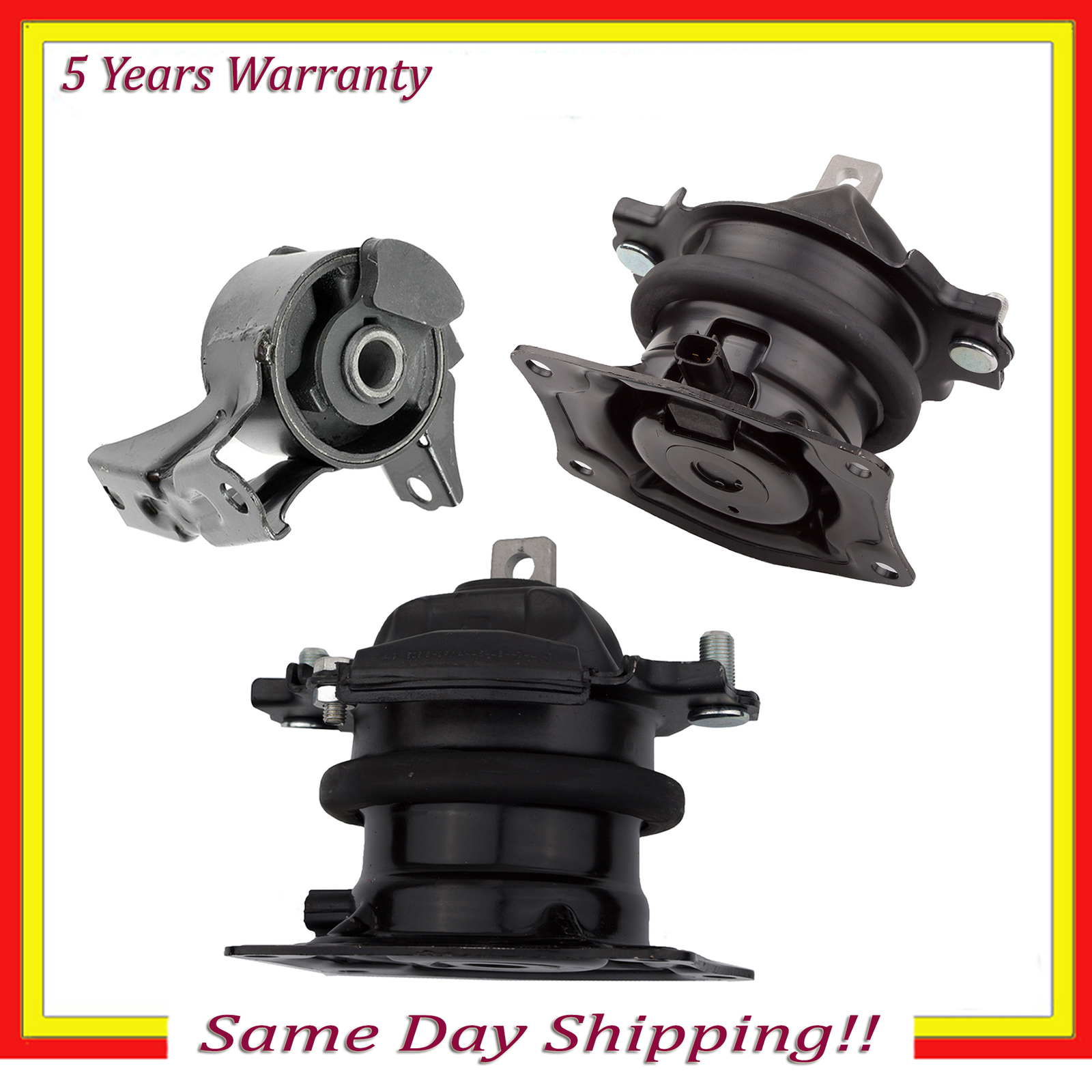 Engine Motor Mount For 2005-2006 Honda Odyssey 3.5L Touring / EX-L 3PCS i-VTEC