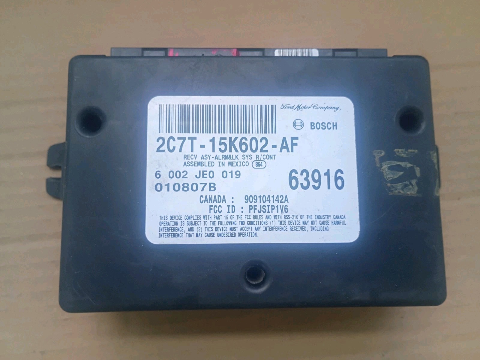 UPGRADED CIRCUIT BOARD RELAYS KEYLESS ENTRY MODULE 2C7T-15K602-AF 02-03 F-250 