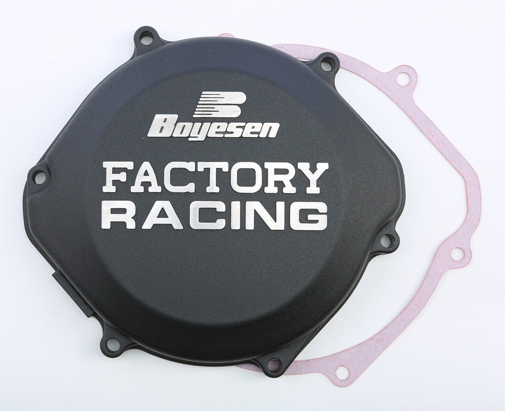 Boyesen CR500/CR250 '87-01 Factory Clutch Cover Black CC-02B
