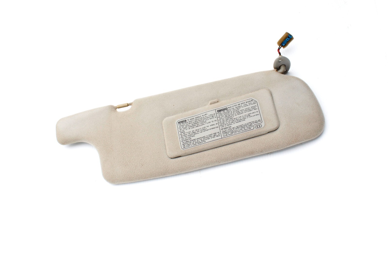 95-97 Toyota Land Cruiser FJ80 Passenger RIGHT RH Sun Visor Tan 9126 OEM 95-97 Toyota Land Cruiser FJ80 Passenger RIGHT RH Sun Visor Tan 9126 OEM