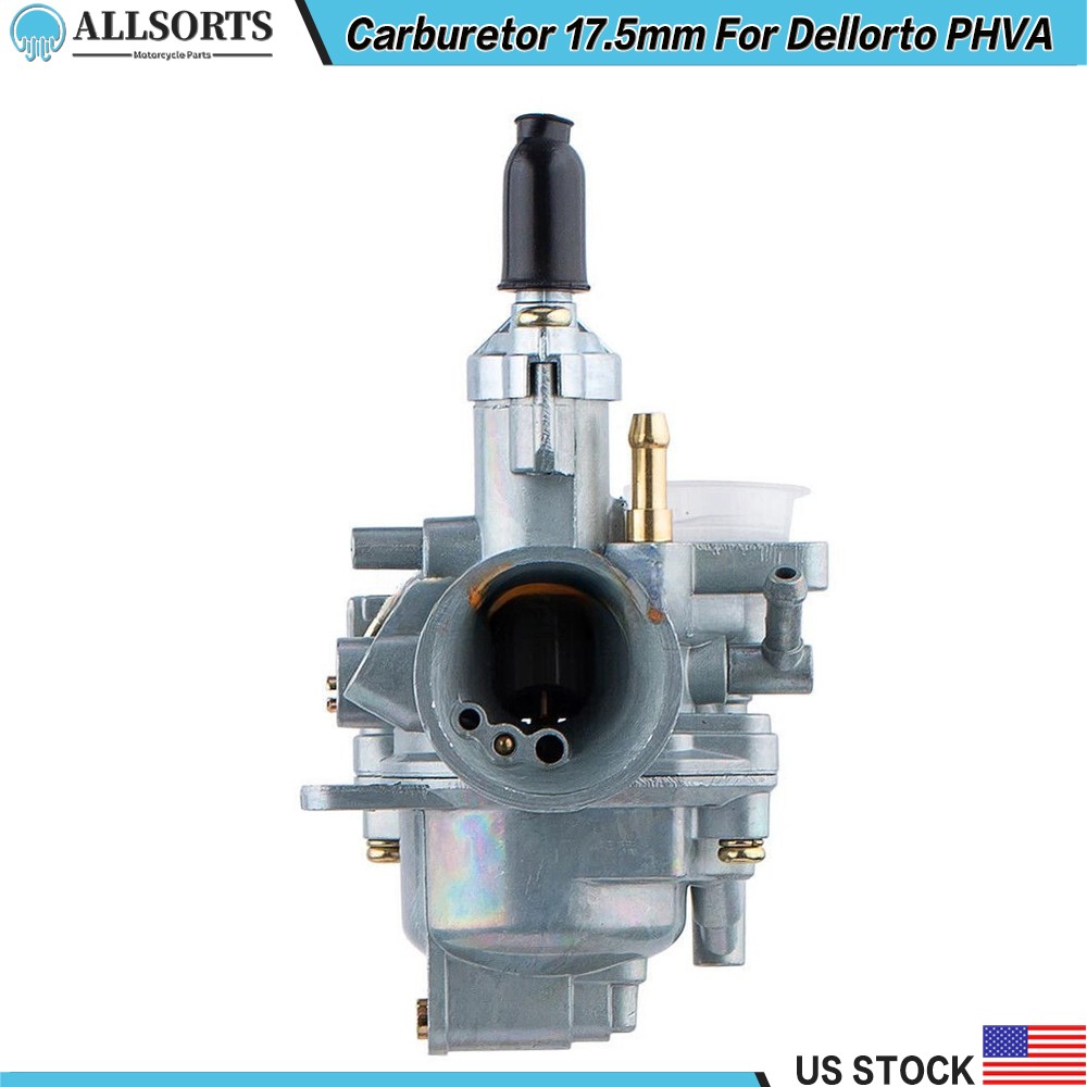 17.5mm Carburetor For Dellorto PHVA 17.5 2-stroke 50cc Scooter Carb Honda Kymco 17.5mm Carburetor For Dellorto PHVA 17.5 2-stroke 50cc Scooter Carb Honda Kymco