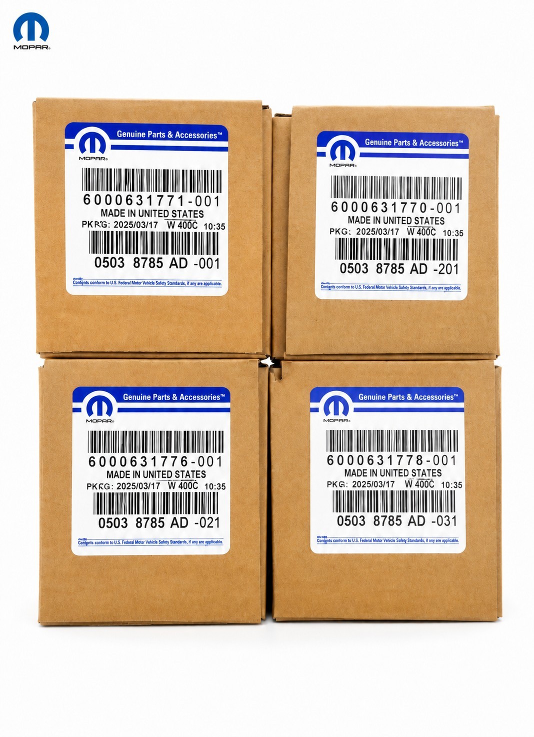 Hydraulic Lifters Complete SET Front & Back OEM Mopar 2X 5038785AD 2X 5038786AD Hydraulic Lifters Complete SET Front & Back OEM Mopar 2X 5038785AD 2X 5038786AD