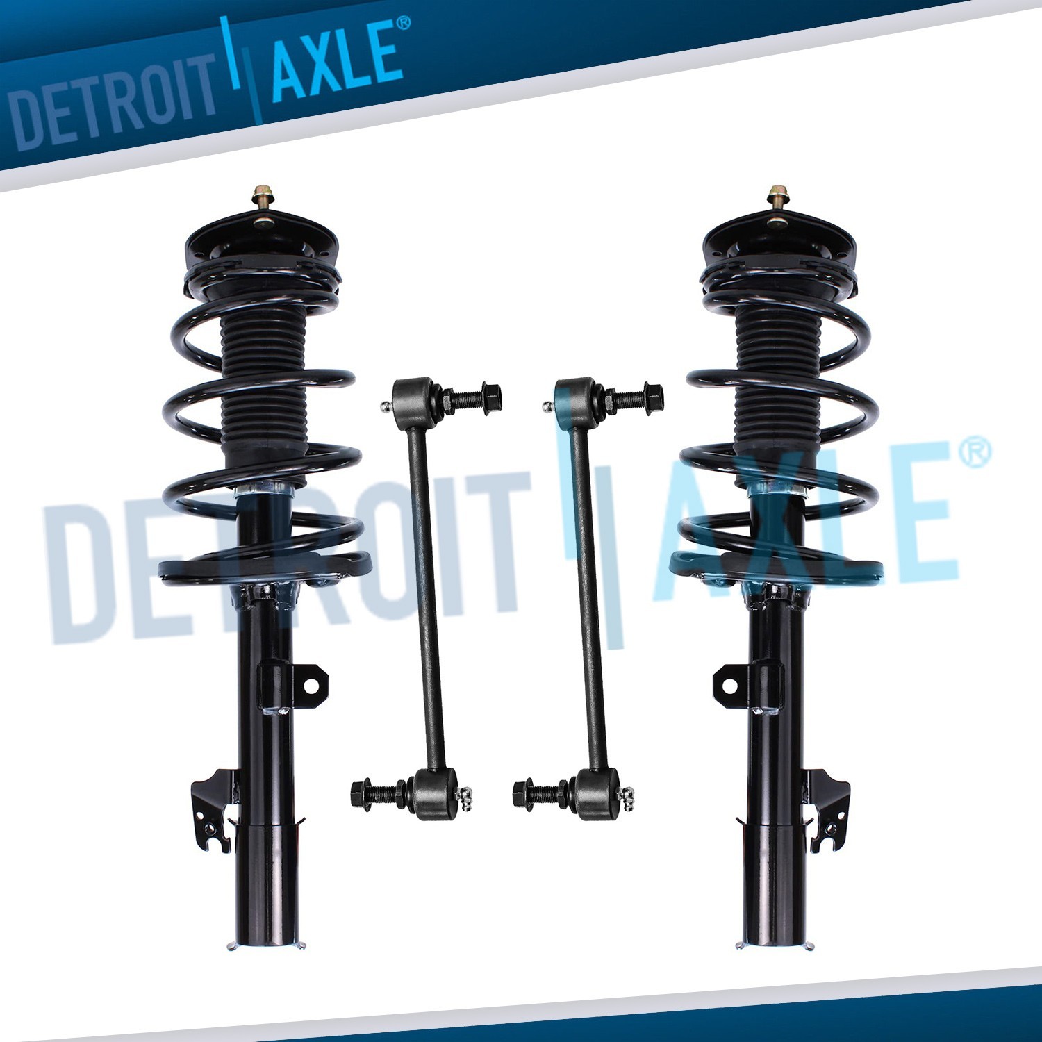 FWD 4pc Front Struts & Sway Bar Links for 2008 2009 2010 2011 Toyota Highlander