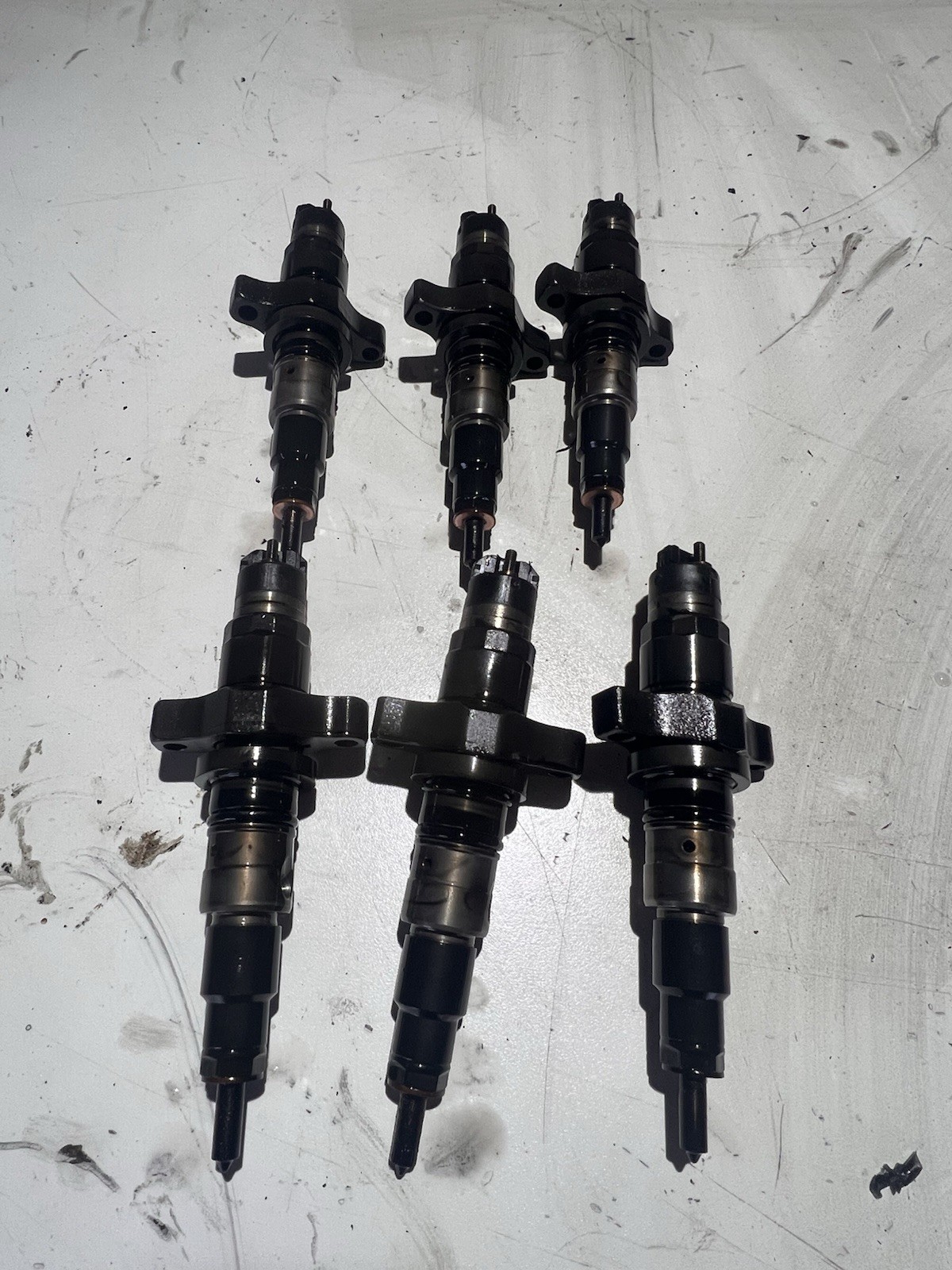 03-07 Dodge Ram 2500 3500 Cummins 5.9 Fuel Injectors Core Set Of 6 03-07 Dodge Ram 2500 3500 Cummins 5.9 Fuel Injectors Core Set Of 6