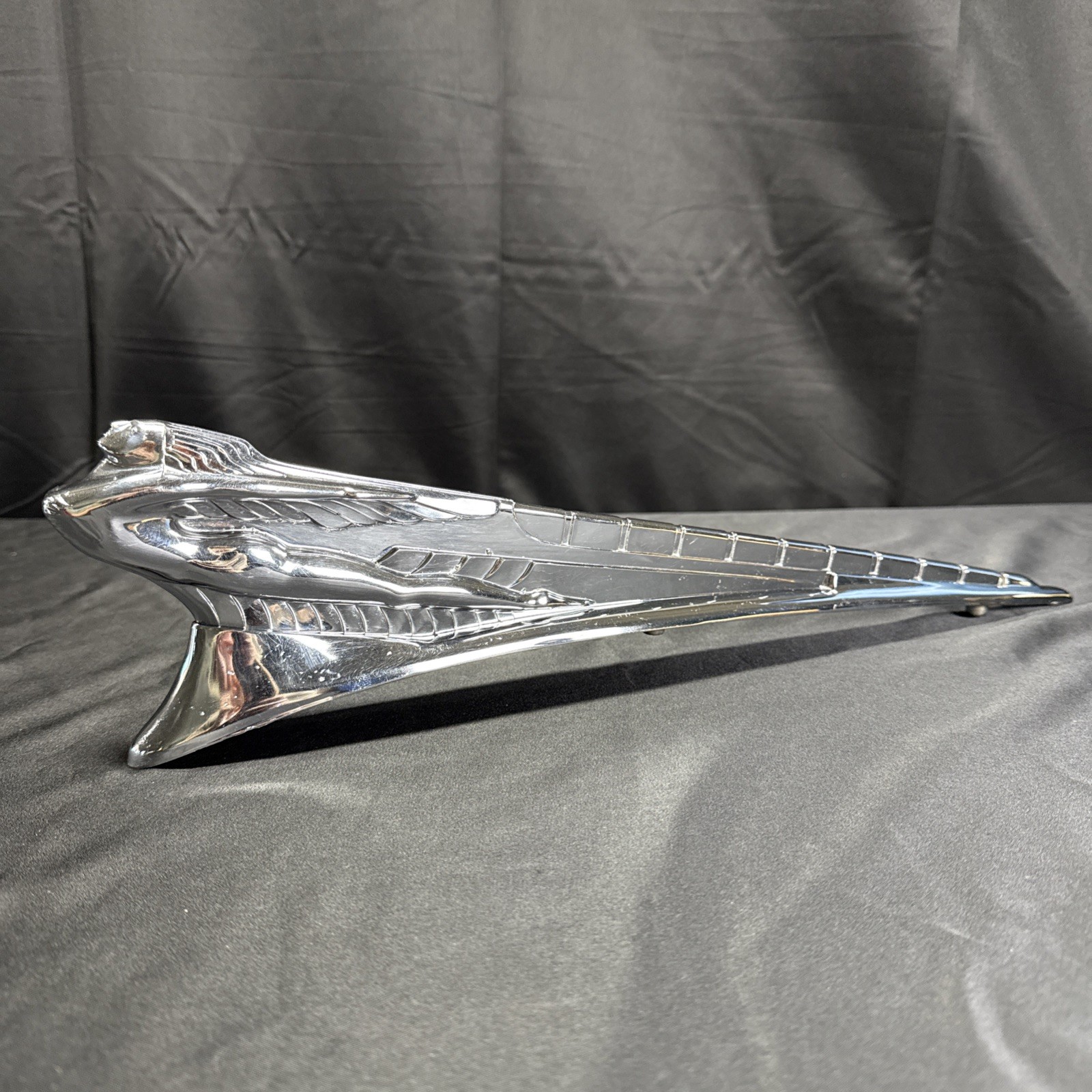 1942-1948 DeSoto Flying Goddess Hood Ornament Vintage Rare OEM 1942-1948 DeSoto Flying Goddess Hood Ornament Vintage Rare OEM