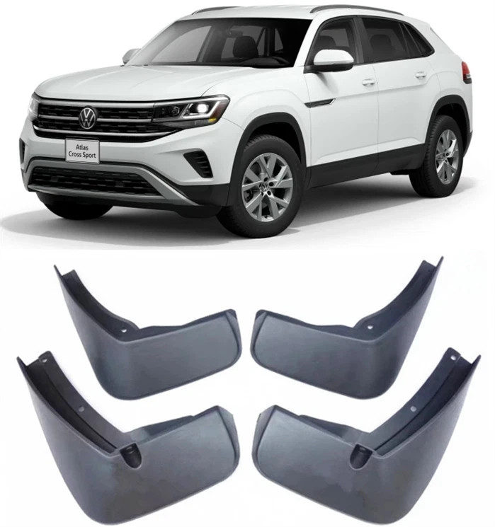 New Full Set Factory Splash Guards Mud Flaps FOR VW 2020-2026 Atlas Cross Sport