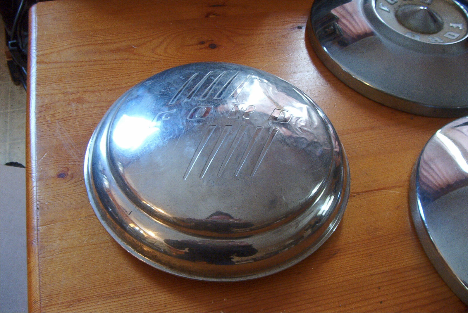 OE vintage 46 Ford dog dish, well used but solid