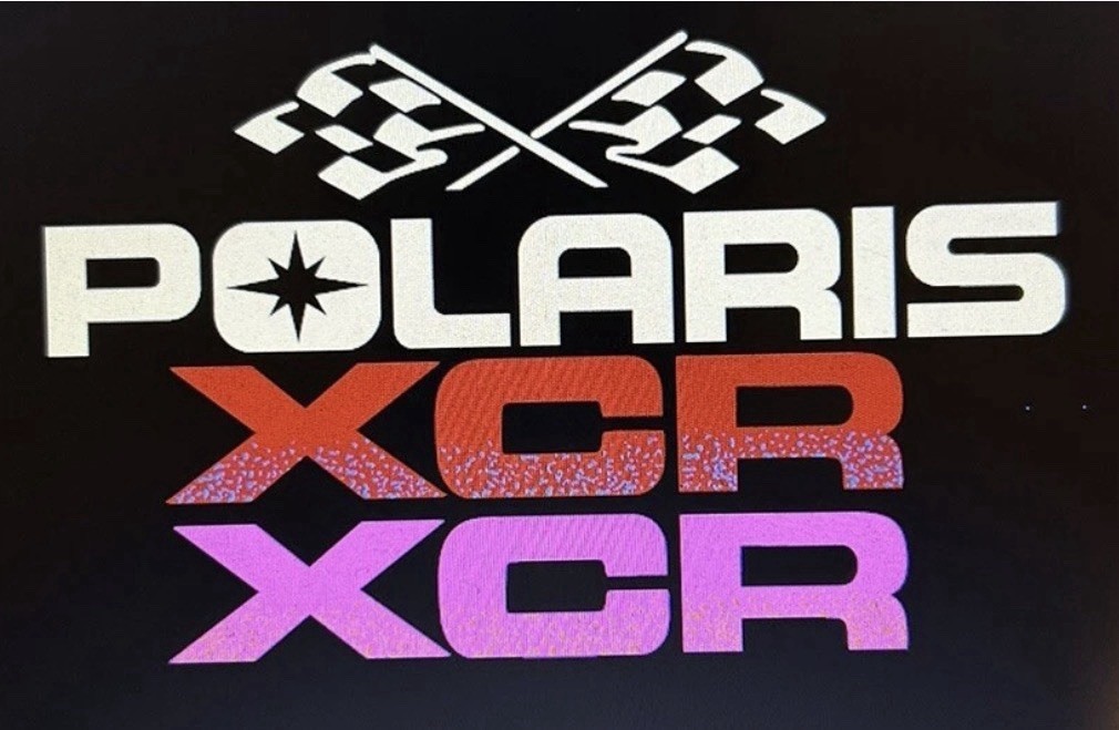 Polaris 1996 XCR Rmk 440 600 Seat Decals Iron On Snowmobile Polaris 1996 XCR Rmk 440 600 Seat Decals Iron On Snowmobile