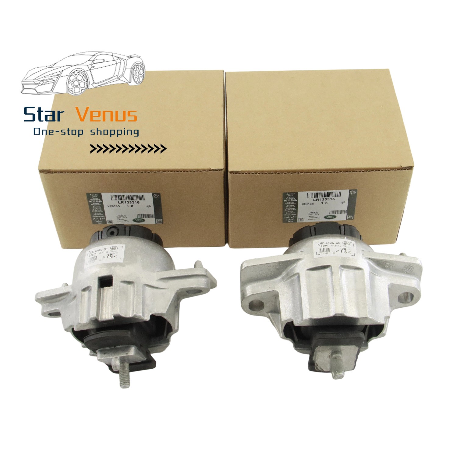 OEM for Jaguar F-Pace 2.0L 2017-2023 Left & Right Engine Motor Mount OEM for Jaguar F-Pace 2.0L 2017-2023 Left & Right Engine Motor Mount