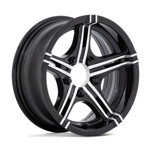 15X6 HE1827 Helo GLOSS BLACK MACHINED Wheel 6X139.7 (-6mm) SINGLE 1 Wheel