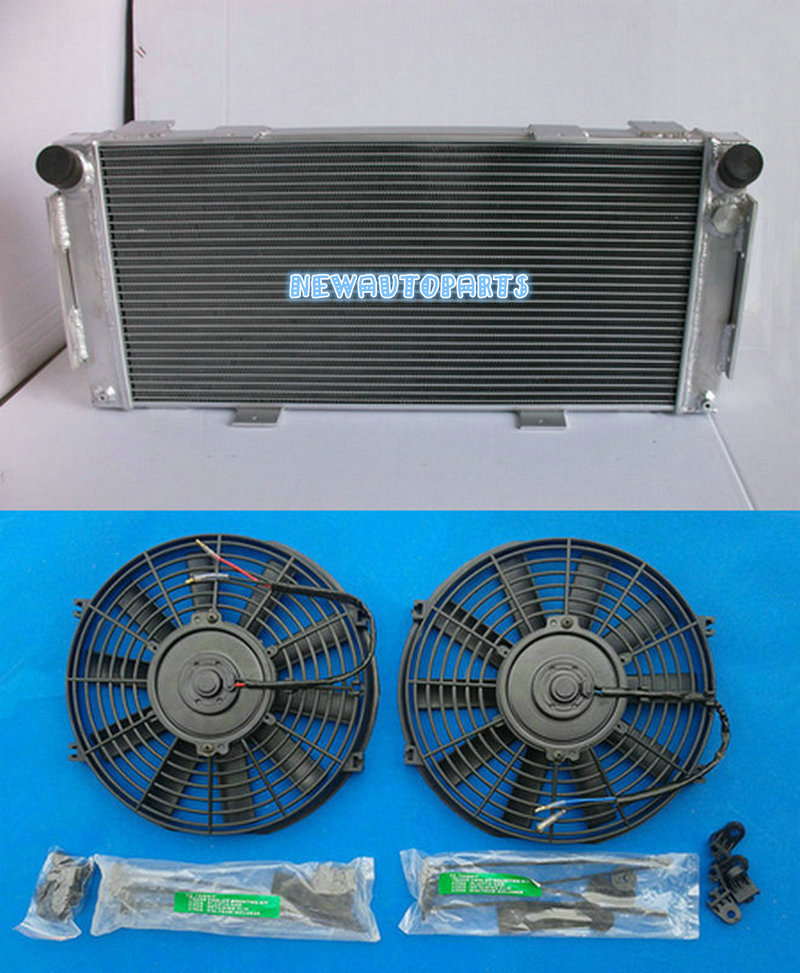 Full Aluminum Radiator +Fans For 1964-1969 Ford GT40 1965 1966 1967 1968 1969 MT Full Aluminum Radiator +Fans For 1964-1969 Ford GT40 1965 1966 1967 1968 1969 MT