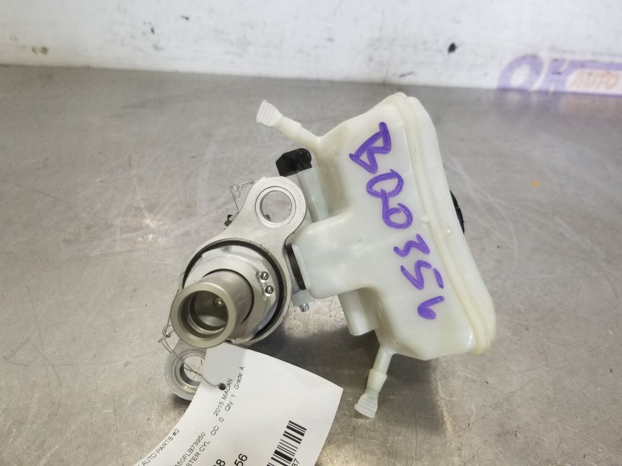 15 PORSCHE MACAN S MASTER BRAKE CYLINDER 3.0L ENIGNE